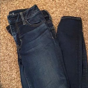 Dark skinny jeans